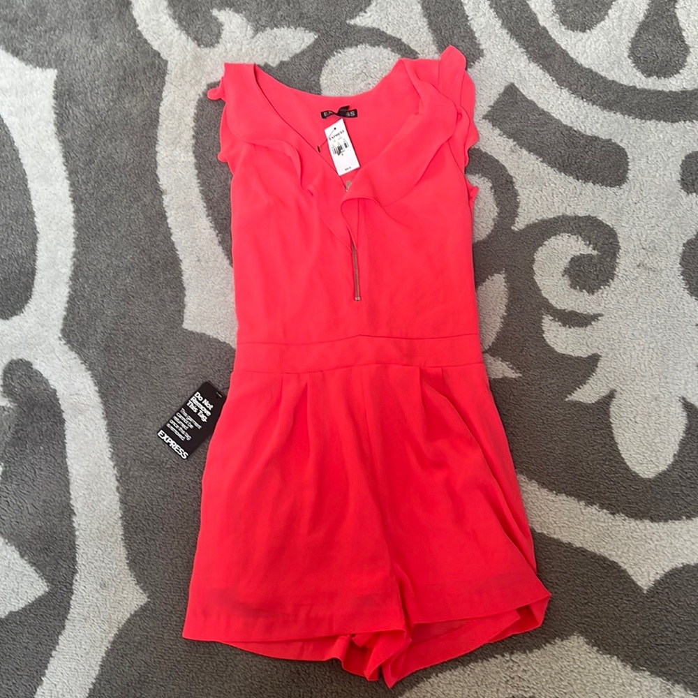 Express Pink Short Romper